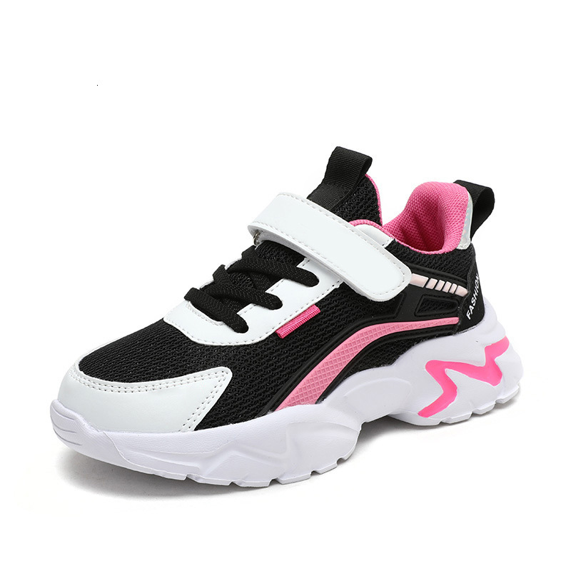 Spring and Autumn Children's Sports Boys' 2025 Summer New Mesh Breathable for Older Children Running Shoes