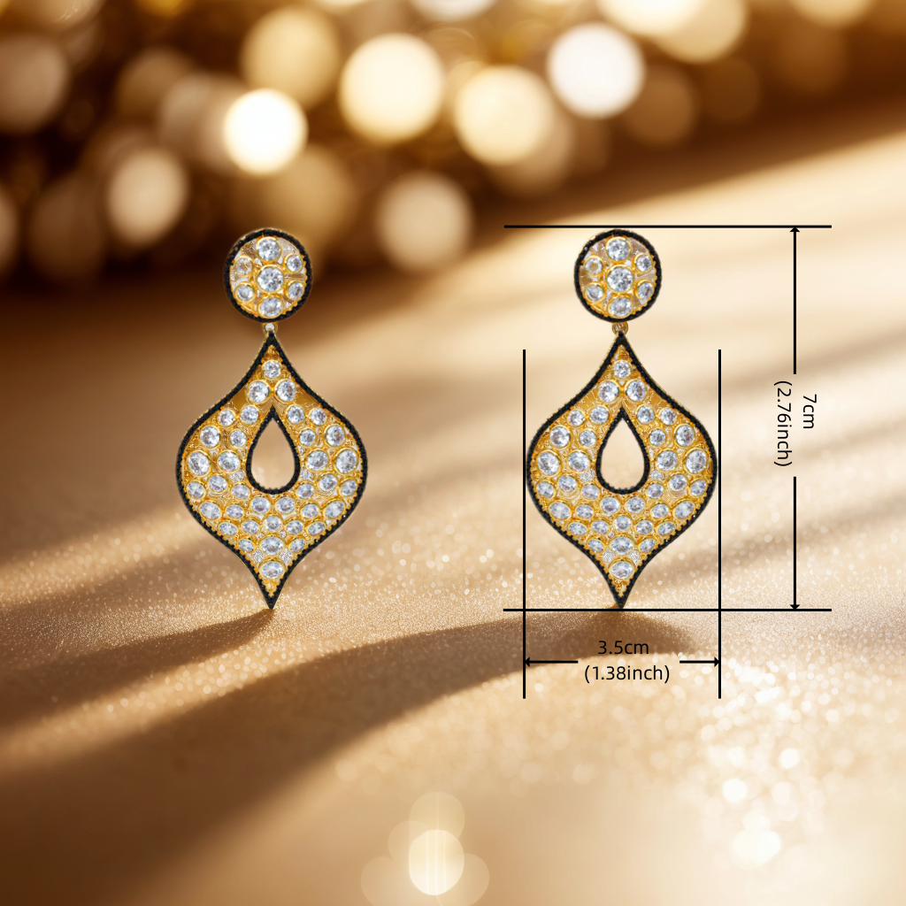 Lunaria jewelry 18K gold-plated earrings, 925 pure silver studs, hypoallergenic minimalist style earrings, gifts for women