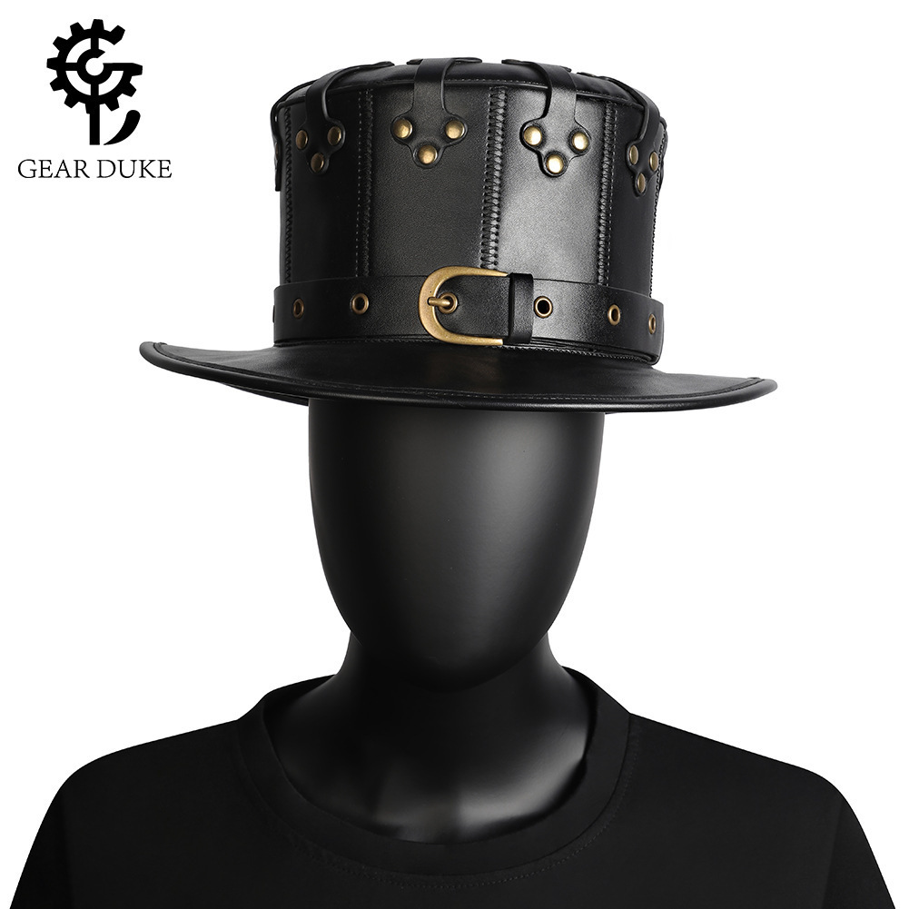 Halloween Punk Plague Doctor Unisex Magic Gentleman Top Hat Women's Accessories ddmymoon
