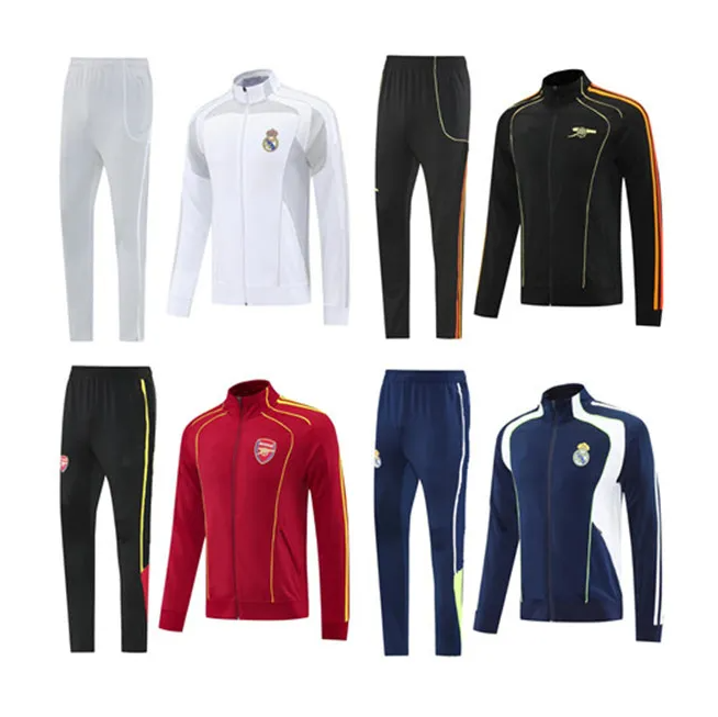 25 26 Reals Madrids Soccer jacket full Zipper Arsen Tracksuit man football VINI JR 2025 2026 MBEPPA BELLINGHAM training suit jacket jogging Survetement