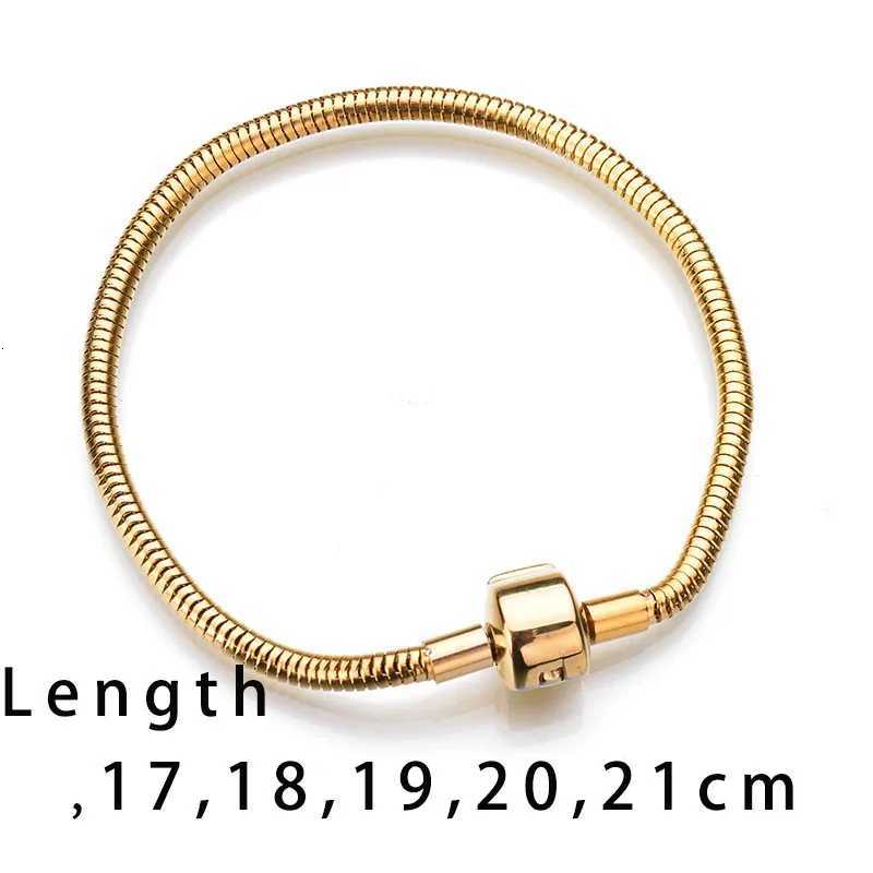 Hot Selling Silver or Gold Color Snake Chain Bracelets Adjustable Stainless Steel Never Fade For Women Jewelry Mens Birthday W250728