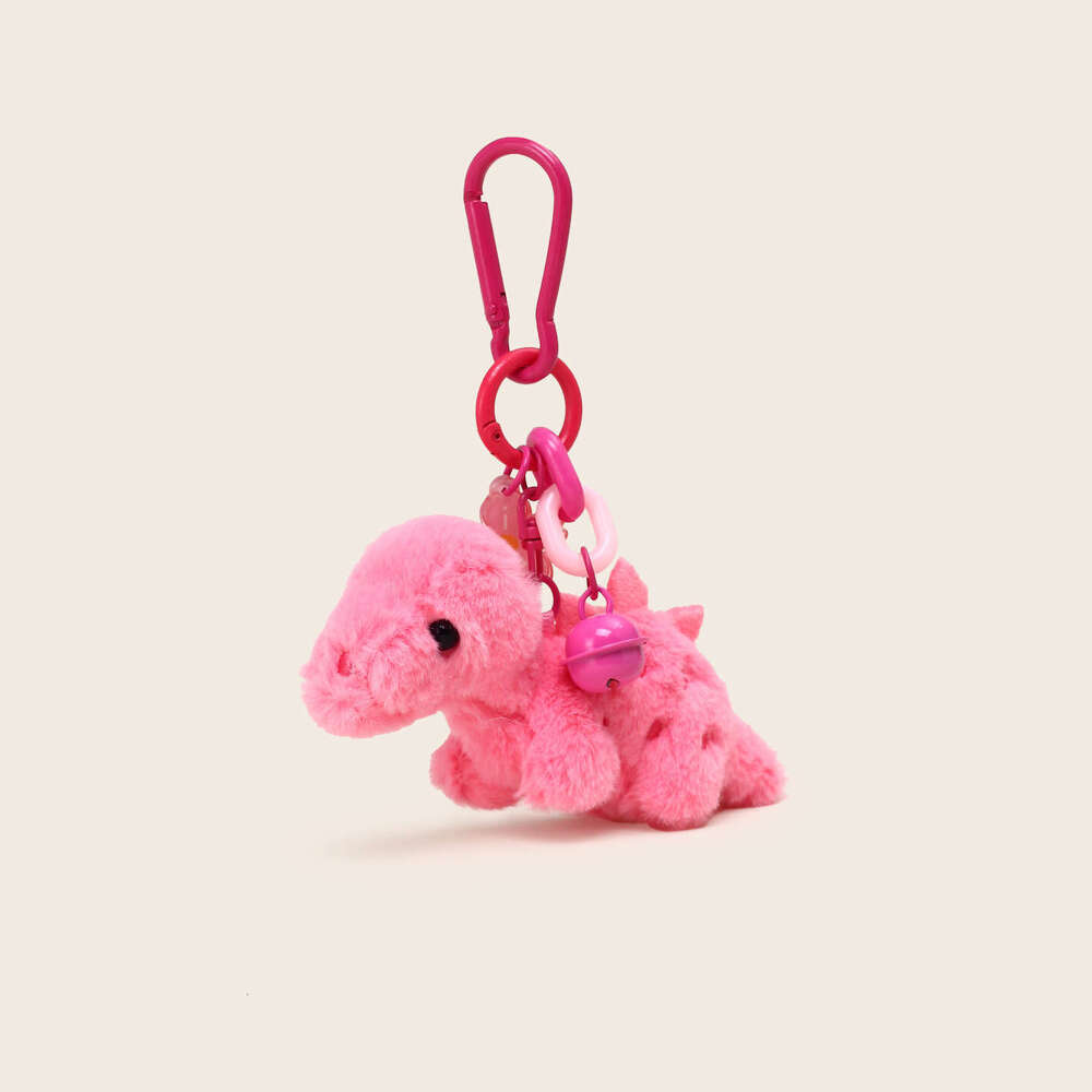 Dopamine Colorful Little Dinosaur Plush Pendant Cute Simple Fashion Backpack Niche Keychain