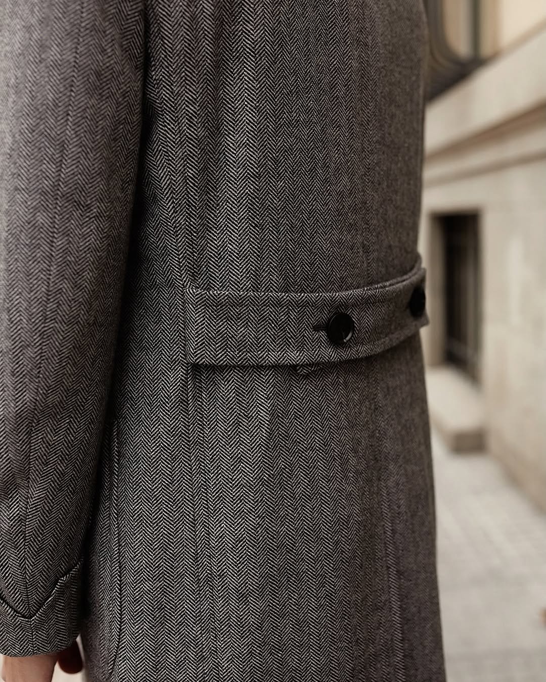 Wool Blend Coat Men Peaked Lapel Over Jacket Double Breasted Business Long Overcoat Plus Size Warm Formal Business Customized