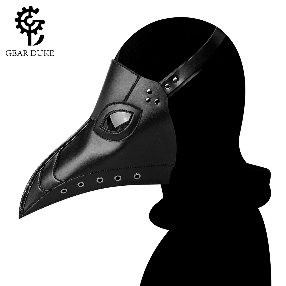 Halloween New Punk Medieval Headgear Plague Long Beak Mask COS Party Accessories ddmymoon