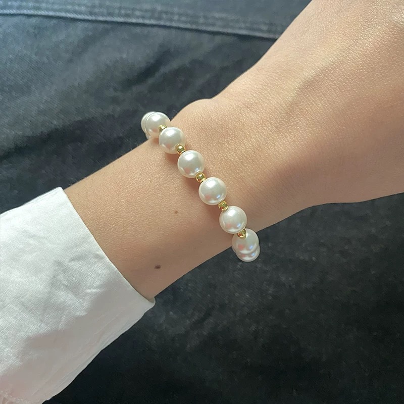Chic Online Best-Seller Premium Quality Pearl Adaptable Bangle for Her