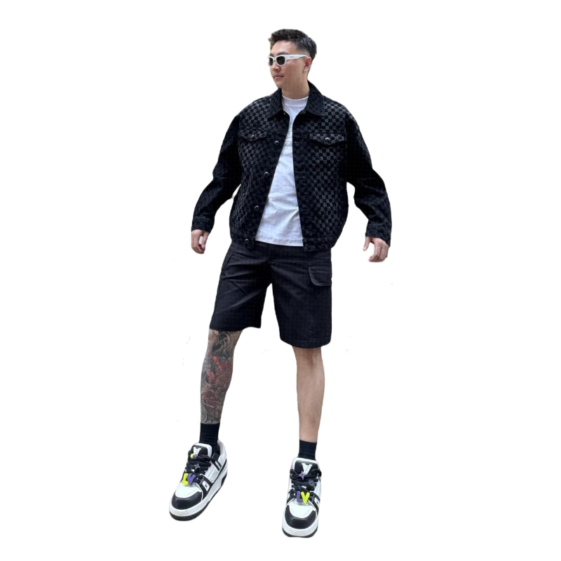 Brand Denim jacket outdoor mens and womens designer brand luxury gift Valentines Fathers Christmas.M199