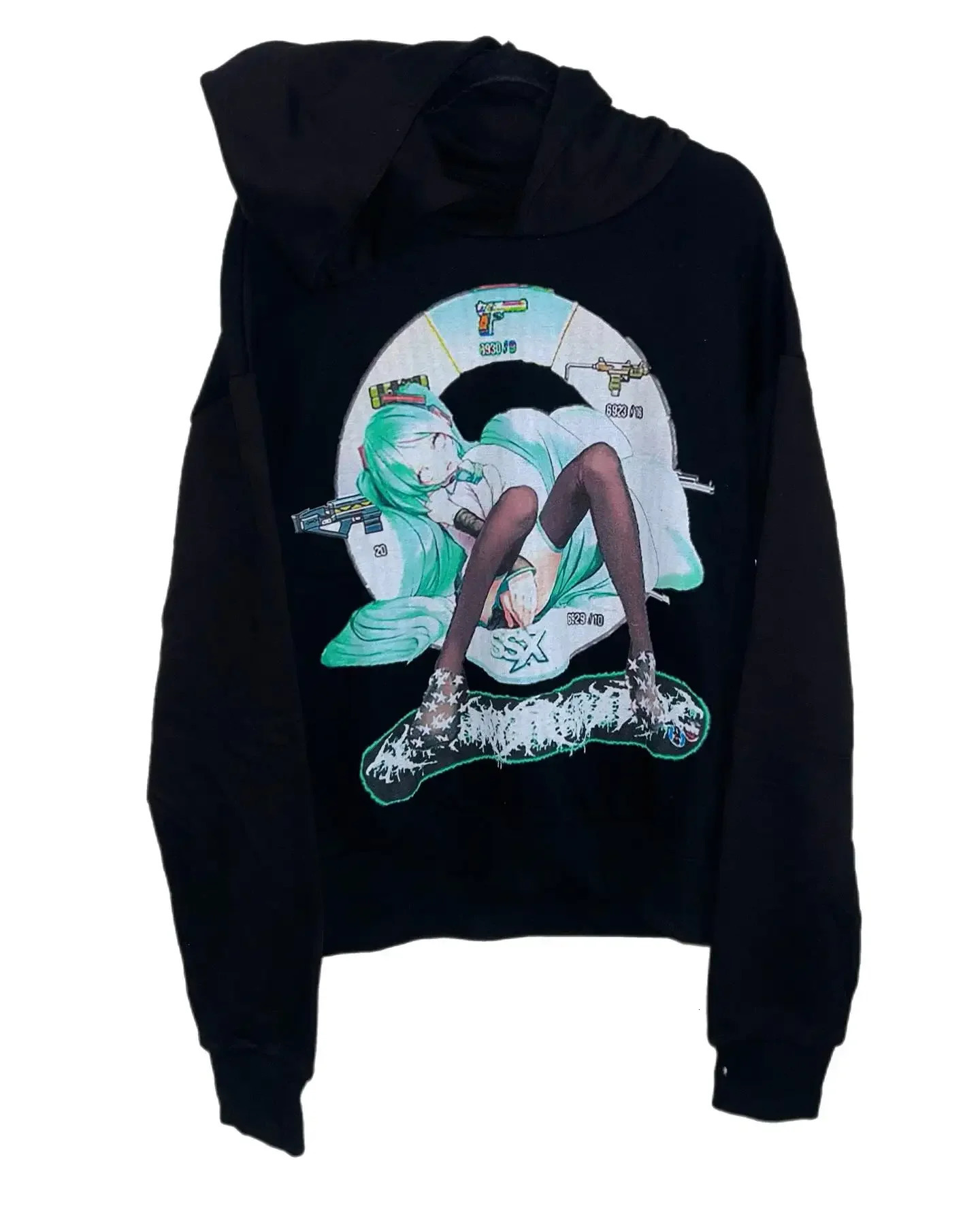 Harajuku Drolandmiller Hoodies Women Punk Streetwear Tops Grunge Sweatshirt Hip Hop Goth Oversized Hoodie Gothic Y2k Clothes 250728