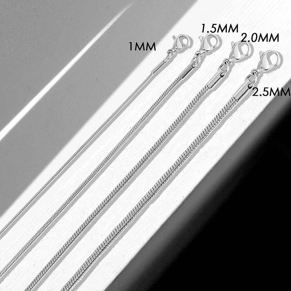 emanco Hot Sale Silver Color Stainless Steel Snake Chain Bracelet Fashion Jewelry For Men Women Minimalist Gifts Wholesale W250728