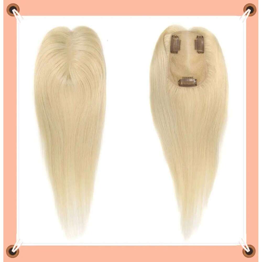 Swiss Lace Invisible Toppers Clip In Natural Hairpieces Fringe for Women Mild Loss Volume Hand-woven Human Hair