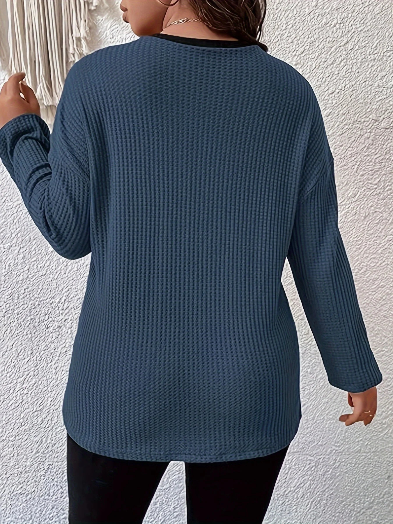 Womens Large Knitted Casual Sweater Comfortable Oversized Knitwear for Ladies Fashionable Loose Fit Sweater 250728