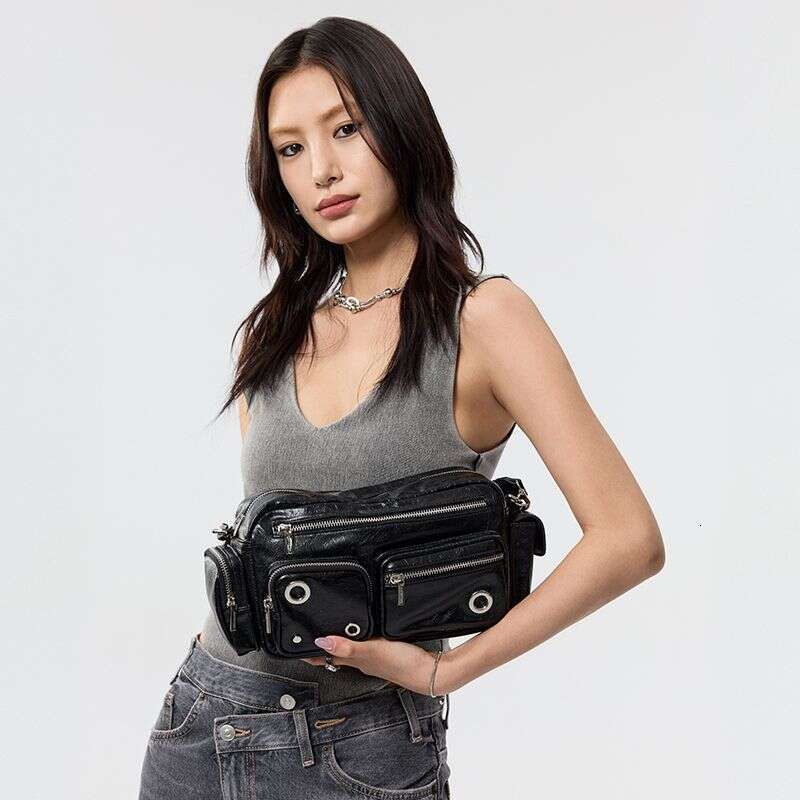 Designer Bag Tote bag Shoulder Bag Designer Tote Trendy Cool Motorcycle For Women High End Multi Pocket Underarm Niche Crossbody