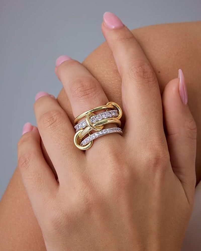 Designer Rings Halley Emerald Gemini Spinelli Kilcol rings brand designer New fine jewelry gold and sterg sier Hydra ked Designer Fine Jewelry Stack R