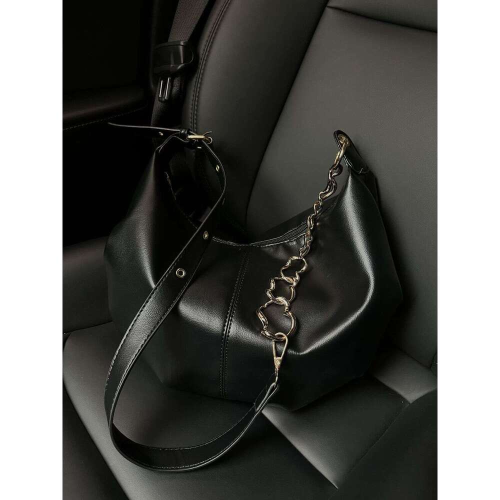 Designer Bag Tote Bag Shoulder bag French Style Ins Niche Lightweight High End Versatile Single Shoulder Commuter Crossbody Black Chain Handbag Intern