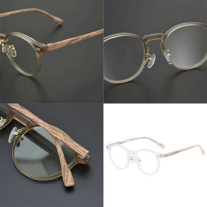 Classic Vintage Glasses Frame Men Women Ultralight Round High Quality Anti Blue Light Transparent Lens Optical Eyeglasses Z250728