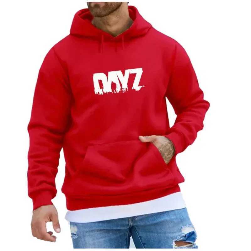 Fashionable Dayz printed mens hoodie fashionable loose casual wool sportswear hoodie mens hip-hop streetwear W250408