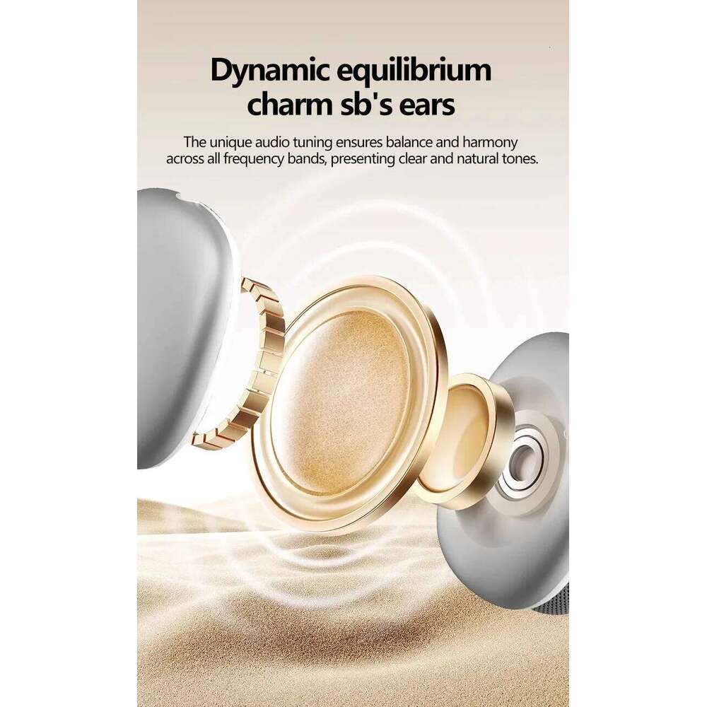 Designer brand smart Bluetooth 5.3 over wireless headset Pro Max is suitable for various mobile phones