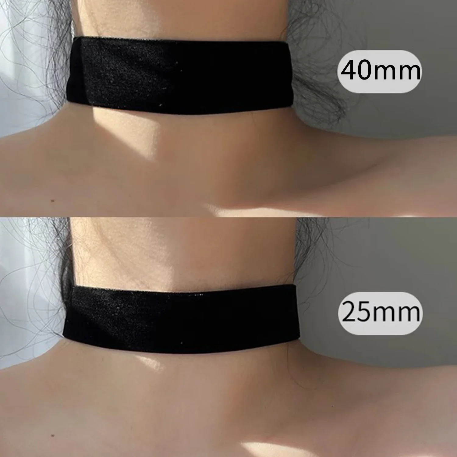 Fashion Sexy Punk Gothic Black Velvet Choker Necklaces Simple Vintage Clavicle Neck Chain Women Girls Party Jewelry Accessories 250723