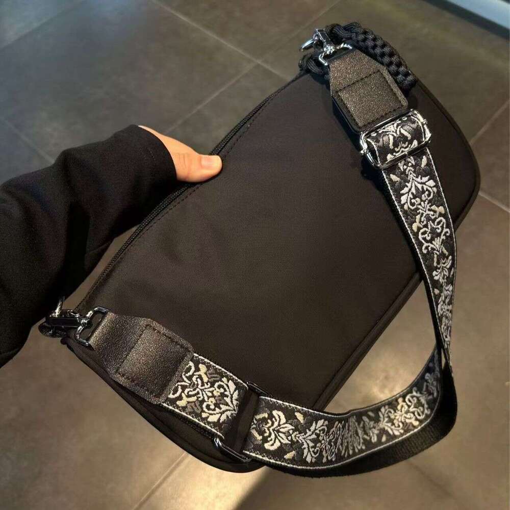 Designer Bag Tote Bag Shoulder bag Autumn Ethnic Style Light Luxury Men S Oxford Cloth Single Shoulder Casual Small Square Crossbody Chest Bag
