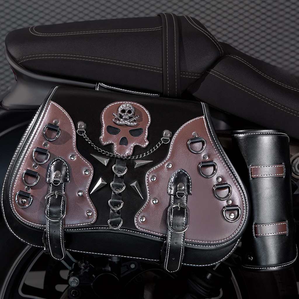 Punk Motorcycle Harley Cruiser Modified Tool Crossbody Bag Saddlebag ddmymoon