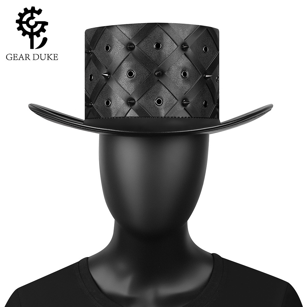 New Punk Plague Doctor Unisex Magic Halloween Party Top Hat for Women ddmymoon