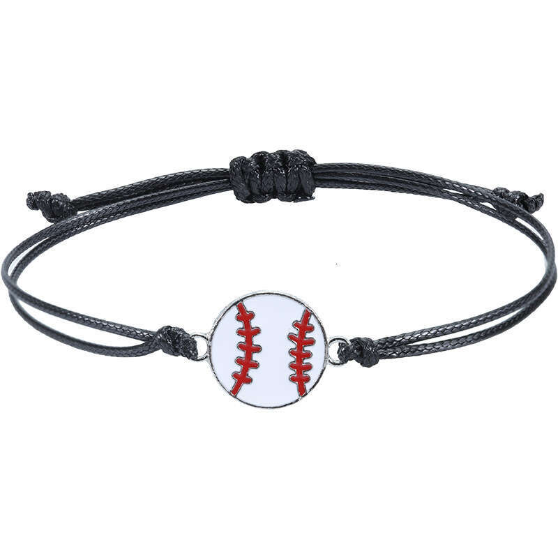 Wax Thread Braided Baseball Football Basketball Team Fan Party Gift Bracelet ddmypluto