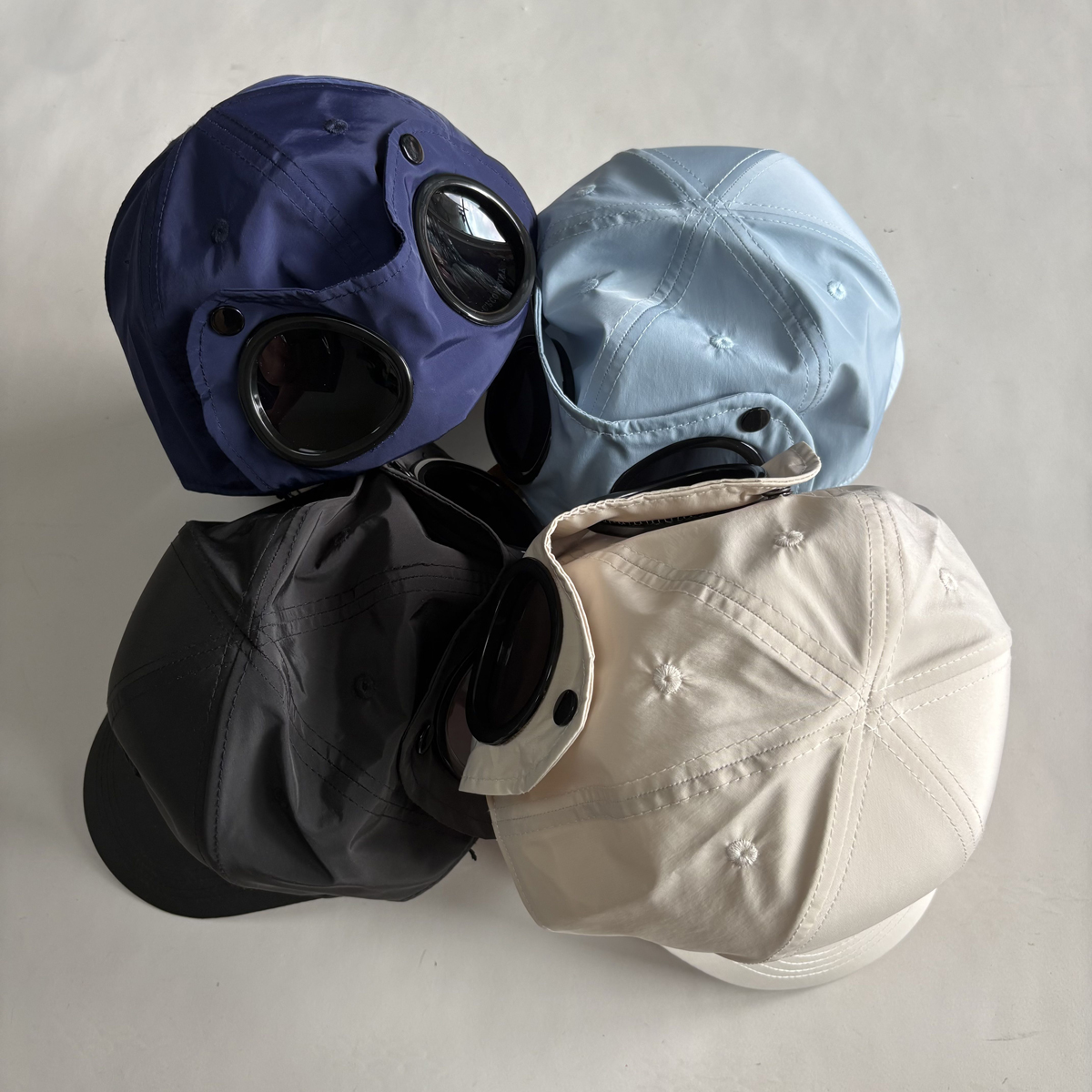 Chrome-R Goggle Cap for Men Women 5 Colors Outdoor Ball Cap Embroidery LOGO Casual Sport Hats One Size