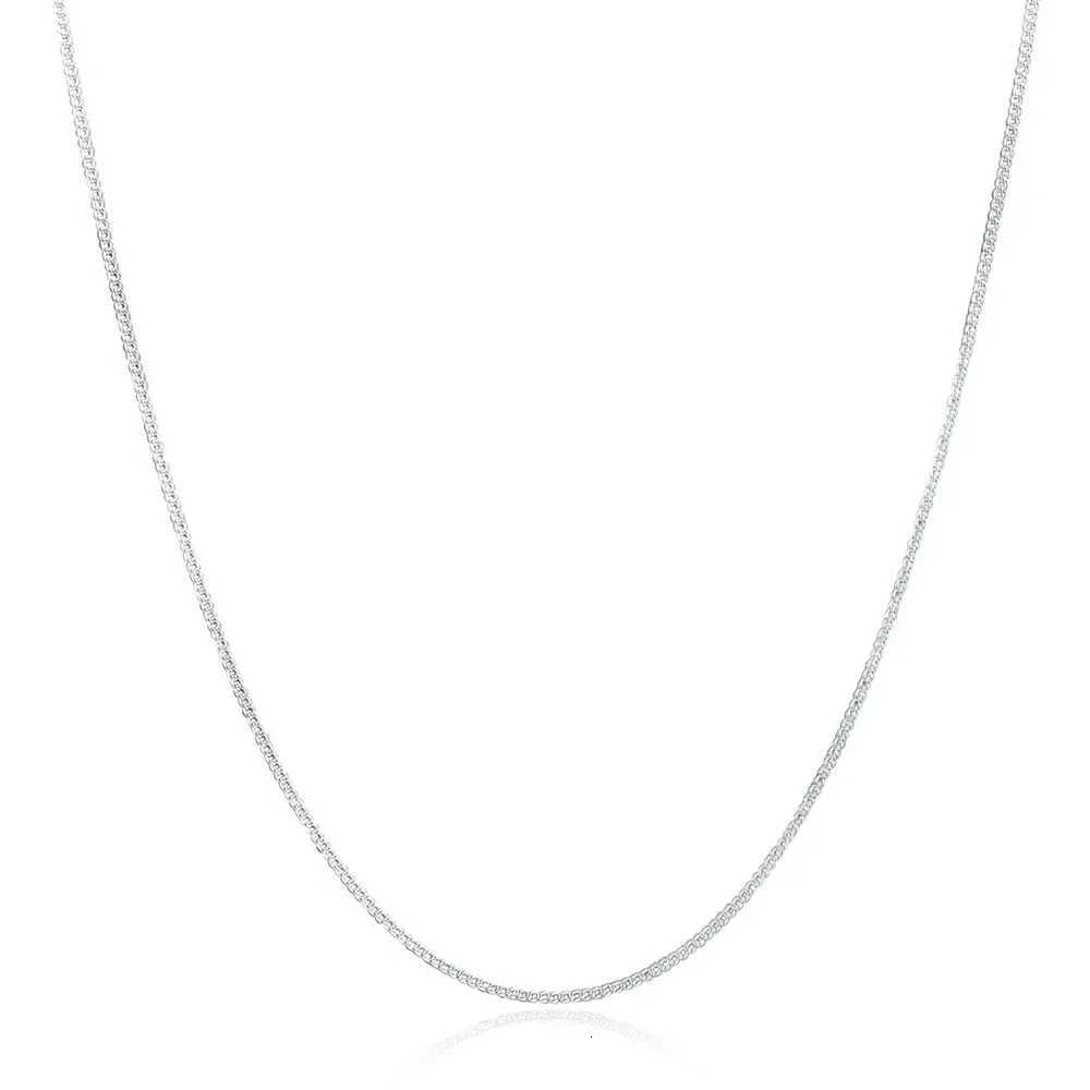 925 Sterling Silver 40-75CM LENGTH 2mm WIDTH Side Chain Necklace For Women Men Fashion Wedding Charm Jewelry XJ250708