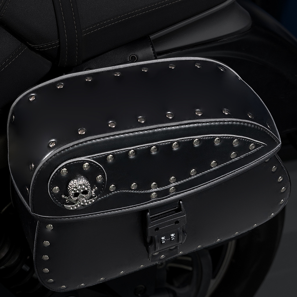 Harley Motorcycle Modification Special Anti-theft Password Lock Side Box Large Capacity Gear Bag Direct Shipping ddmymoon
