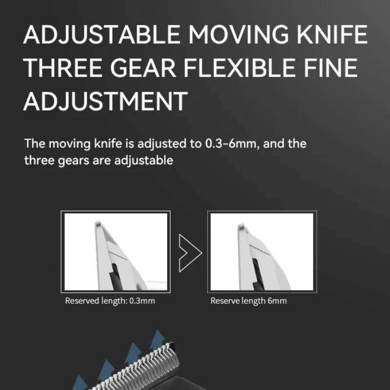 Kemei KM-517 USB Digital Display Trimmer Professional High Quality Electric Hair Clipper Men Rechargeable Clippers