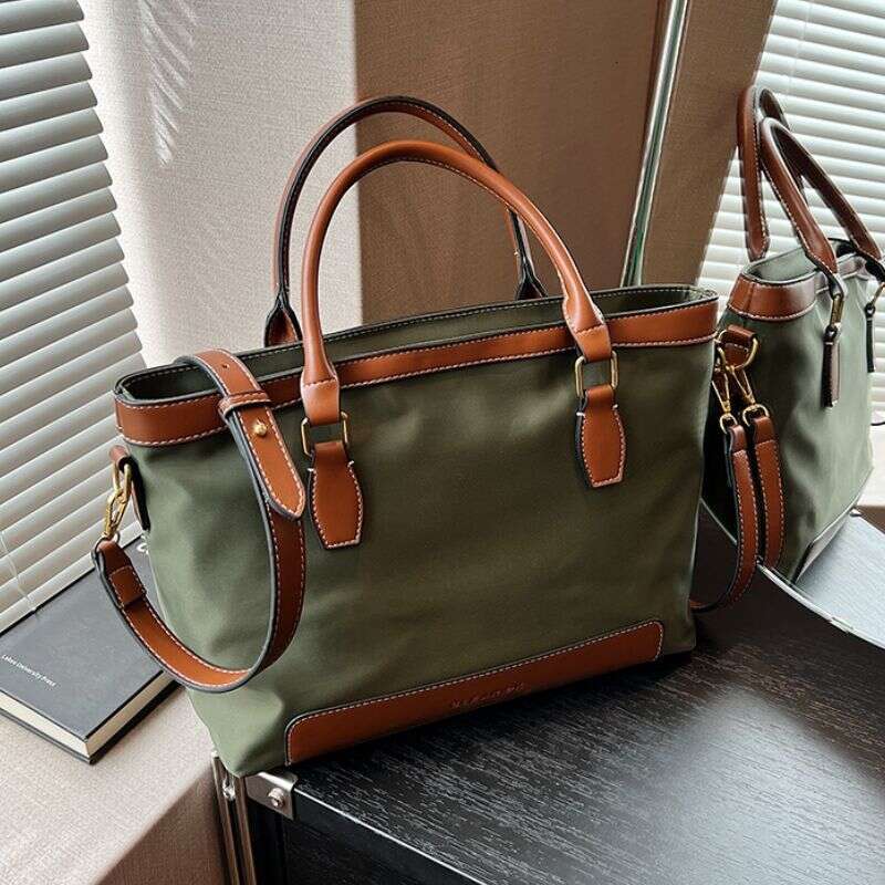 toteBag Shoulder bag ROSE NOIRE Large Capacity Commuter For Women New Versatile Shoulder Crossbody Internet Celebrity Student Class Tote Bag