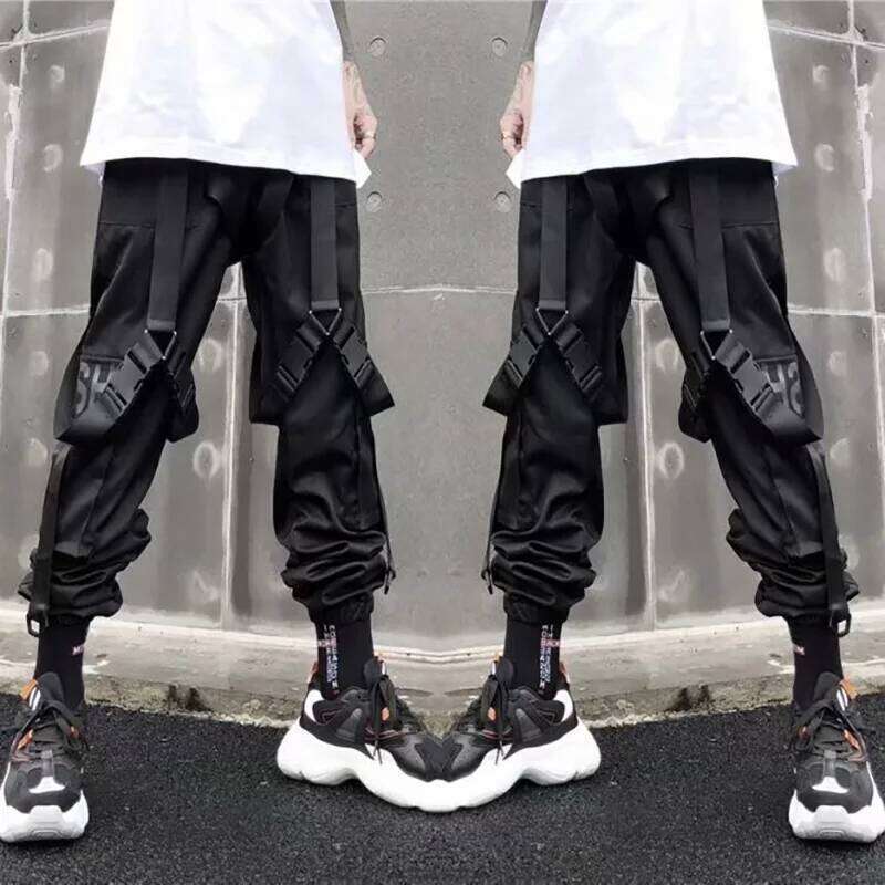 Haruku Joggers Cargo Pants Fashion Casual Multi Pocket Streetwear techwear Men Women Sport Trousers Trending y2k Style