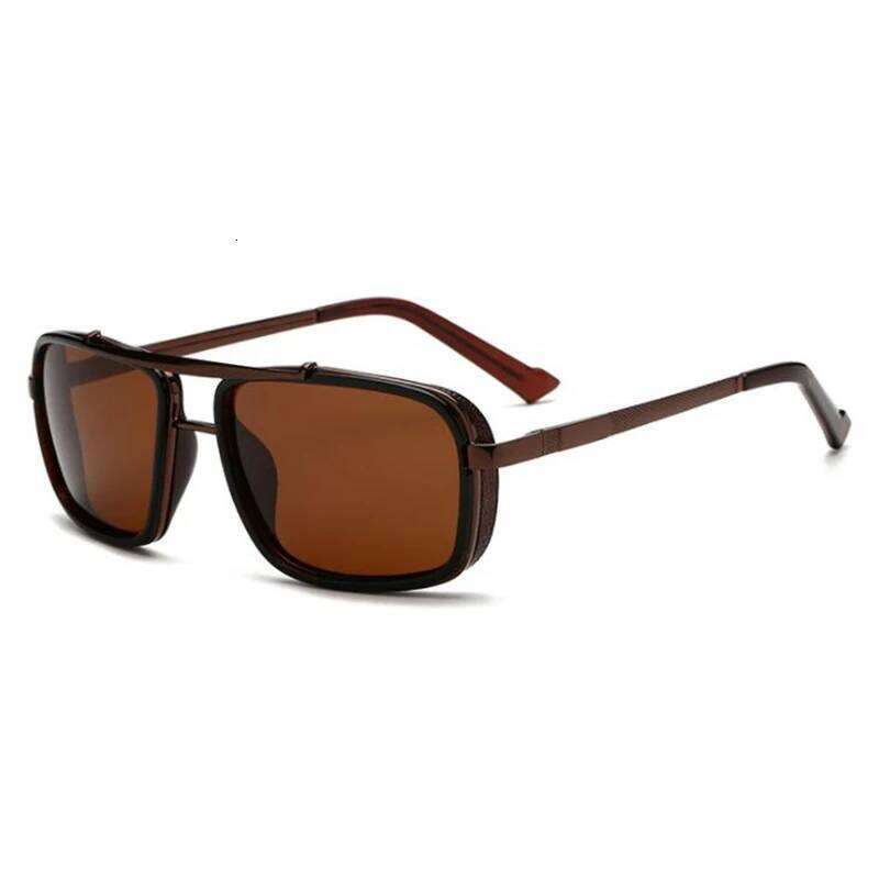 0 -0.5 -0.75 -1.0 To -4.0 Gray/Tea Prescription Sunglasses Men Polarized Myopia Lens Goggle Punk Sun Glasses