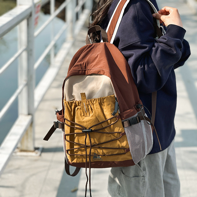 2025 designer's new outdoor backpack, fitness bag, drawstring, hiking bike, sports backpack