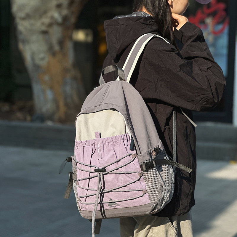 2025 designer's new outdoor backpack, fitness bag, drawstring, hiking bike, sports backpack
