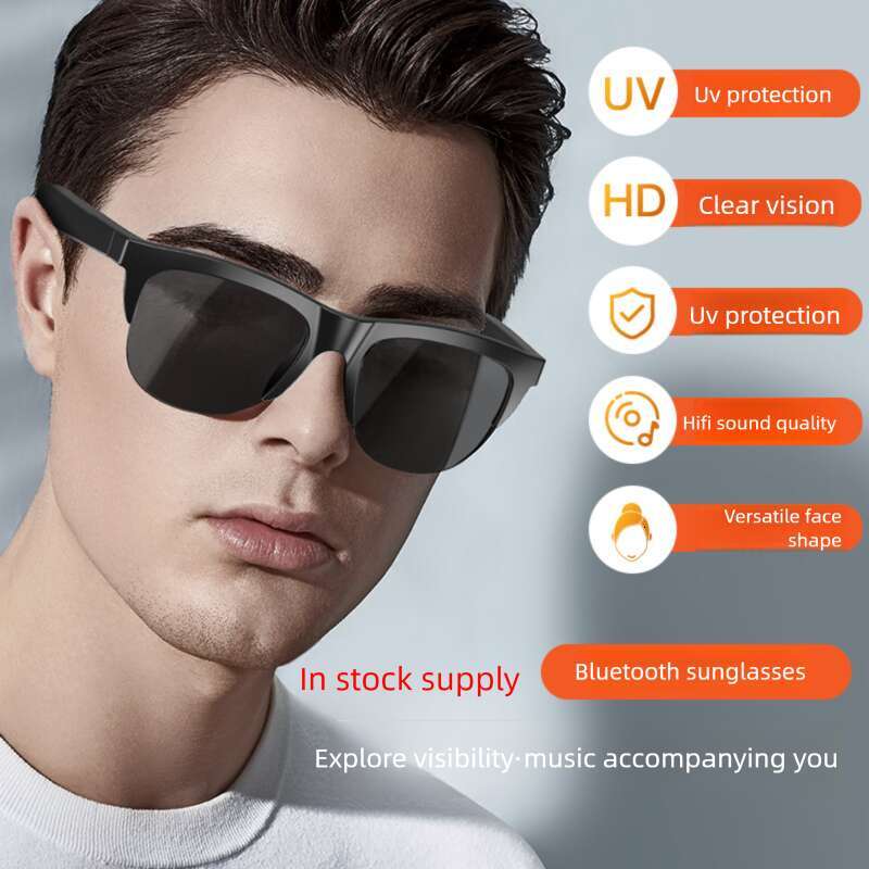 Designer Sunglasses Smart Wireless Bluetooth Earphones Bone Conduction Bluetooth Earphones