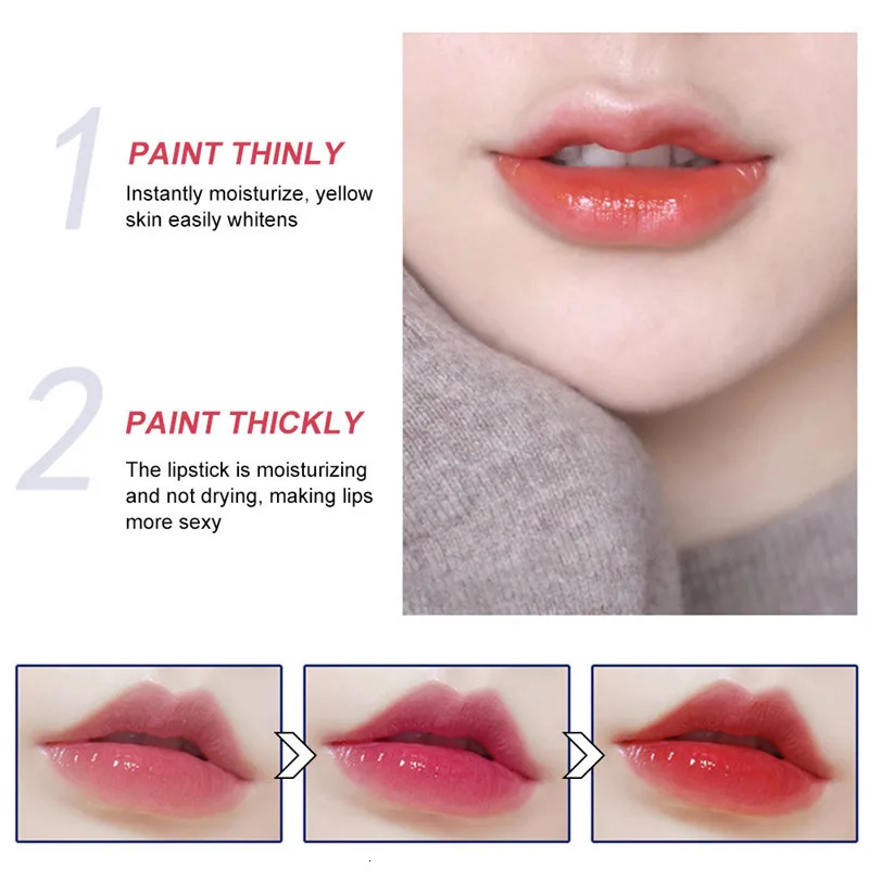 Lip Balm Color Changing Gold Foil Lip Gloss Natural Long Lasting Lip Stick Lip Glaze Lip Makeup Lip Care 250726