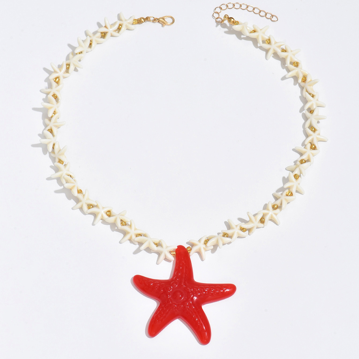 Bohemian Shell Beaded Fashion Exaggerated Starfish Pendant Jewelry Necklace for Women Jewelry for Women