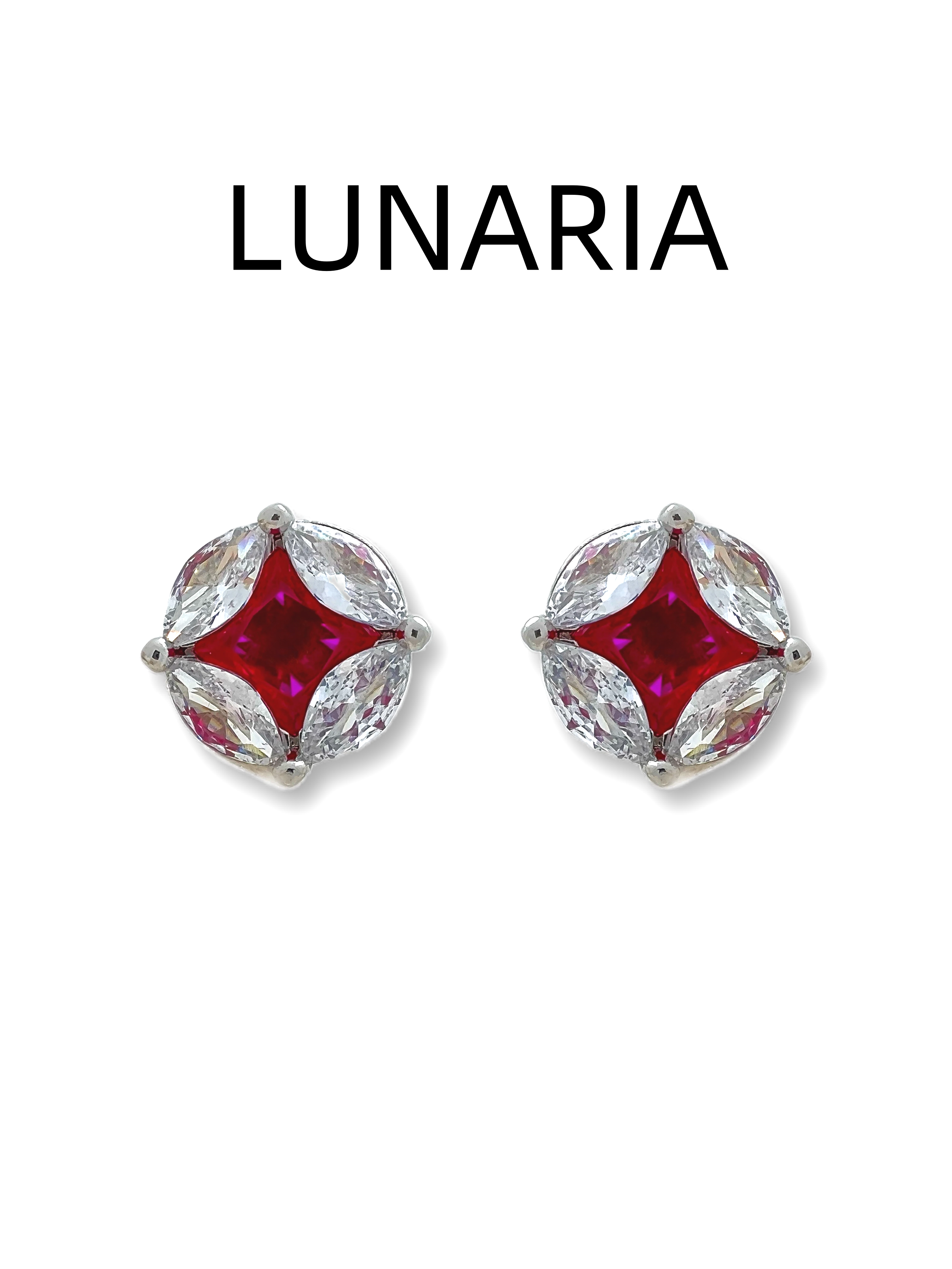 Women's Elegant Tiny Stud Earrings Premium 18-Karat Gold Over Sterling Silver Backing