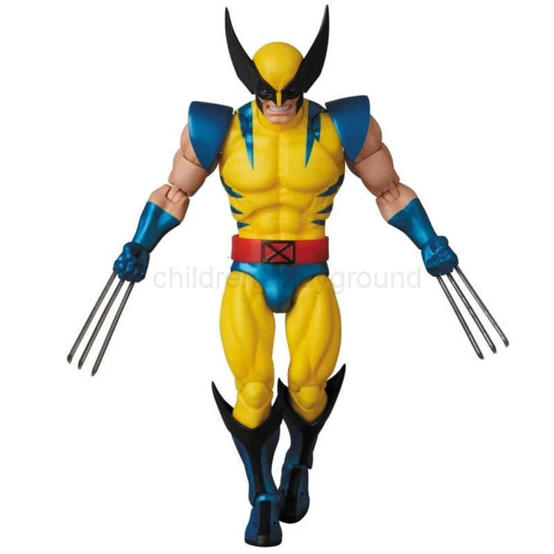 Disney In stock CT TOYS MAFEX 96 Wolverine figure Brown Comic X-men action figure MAFEX 138 SHF anime figurine KO model toy kids gifts W250728