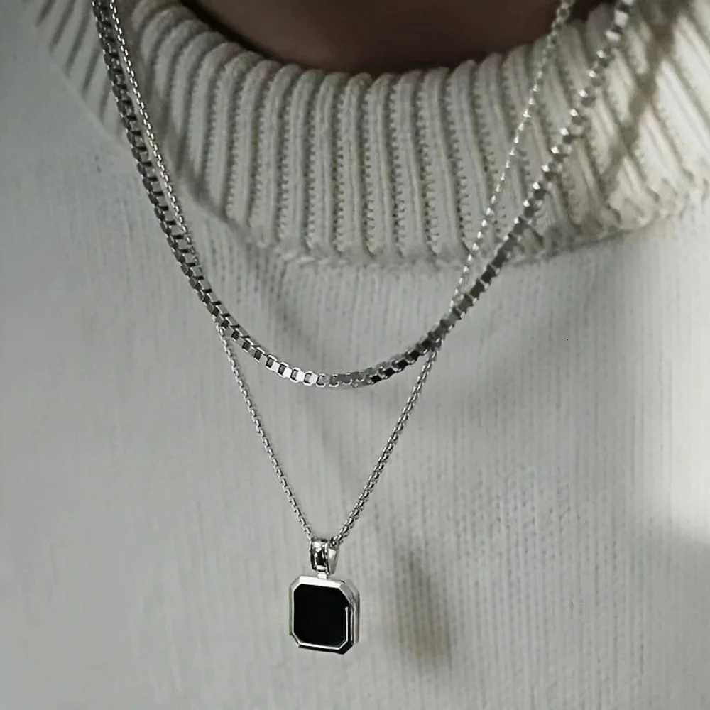 3MM 316L Stainless Steel Box Chain Necklace Simple Mens Basic Accessories Hip Hop Trendy Jewelry XJ250708