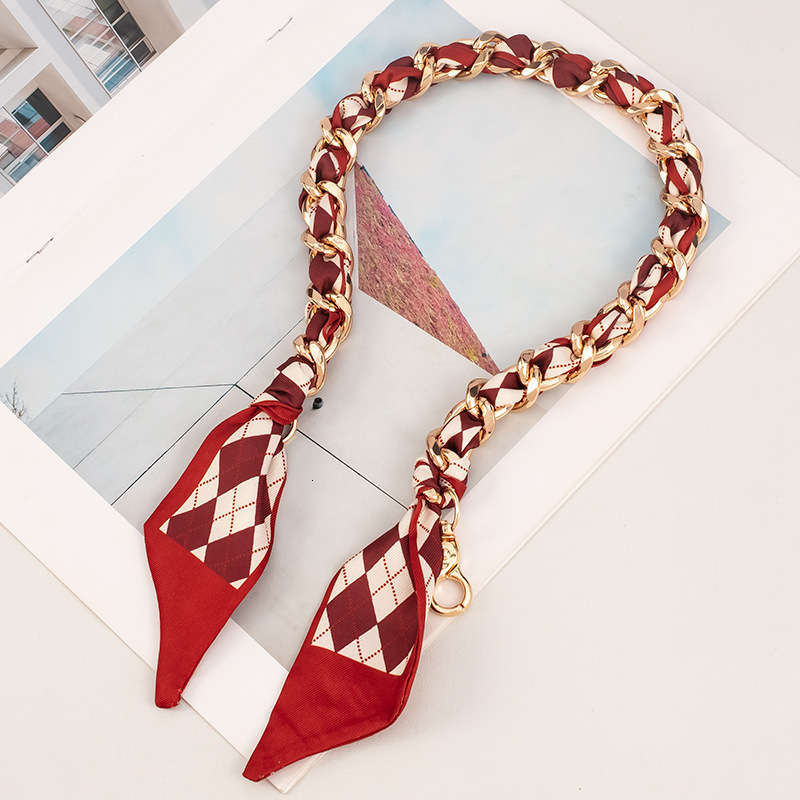 Accessories Woven Replacement Exquisite Crossbody Bag Pendant Ornament Metal Scarf Decoration Long Bag Strap Versatile Handmade 250726