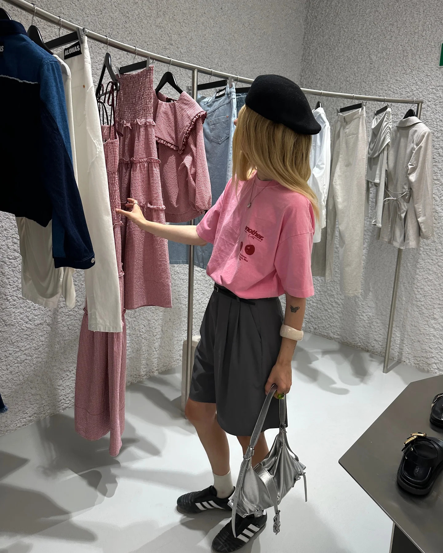 Summer Pink Mood Graphic T Shirts Streetwear Gothic Harajuku Cotton Clothes Grunge Y2k Top Goth Cotton Women Clothing 250728