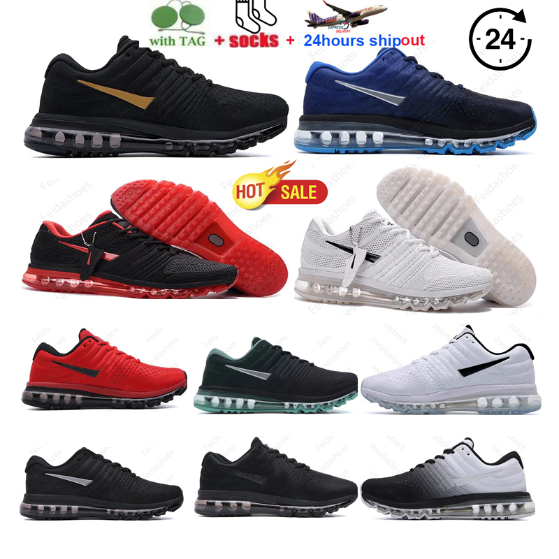Cushion 2017s Mens Shoes Brand Designer High Quality Sneakers KPU White Black Trainers Outdoor Sports Size 7-12