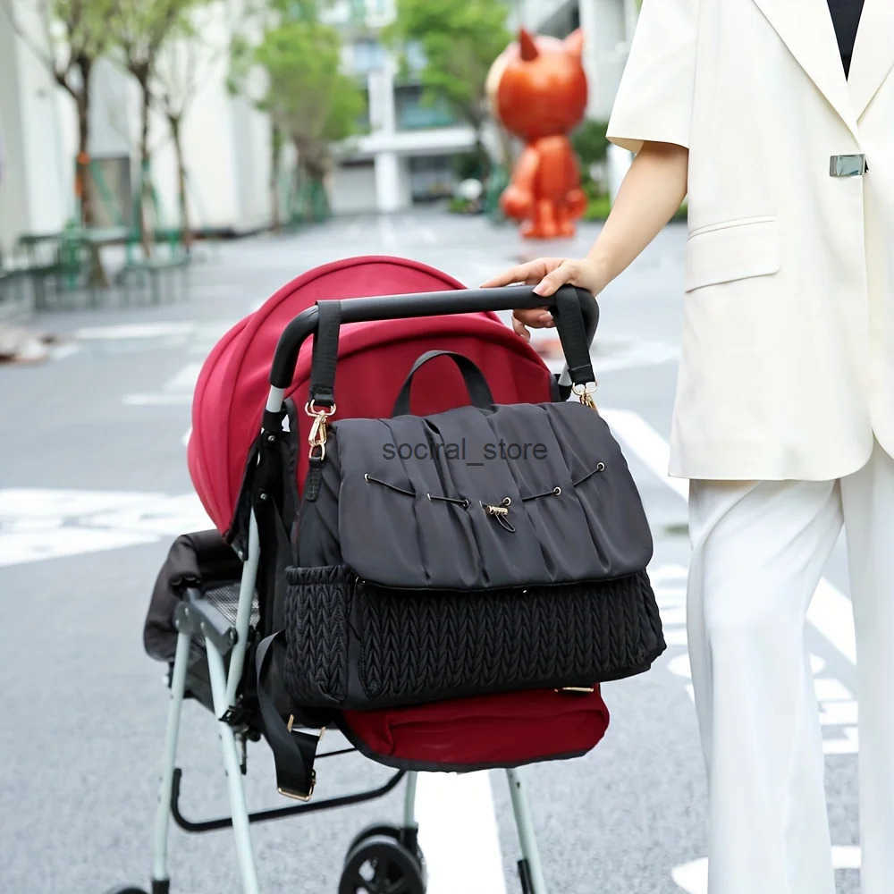 Large Capacity Mommy Diaper Bags Womens Hospital Newborn Nurse Bag Backpacks with changing mat Convenient Bab Q250728