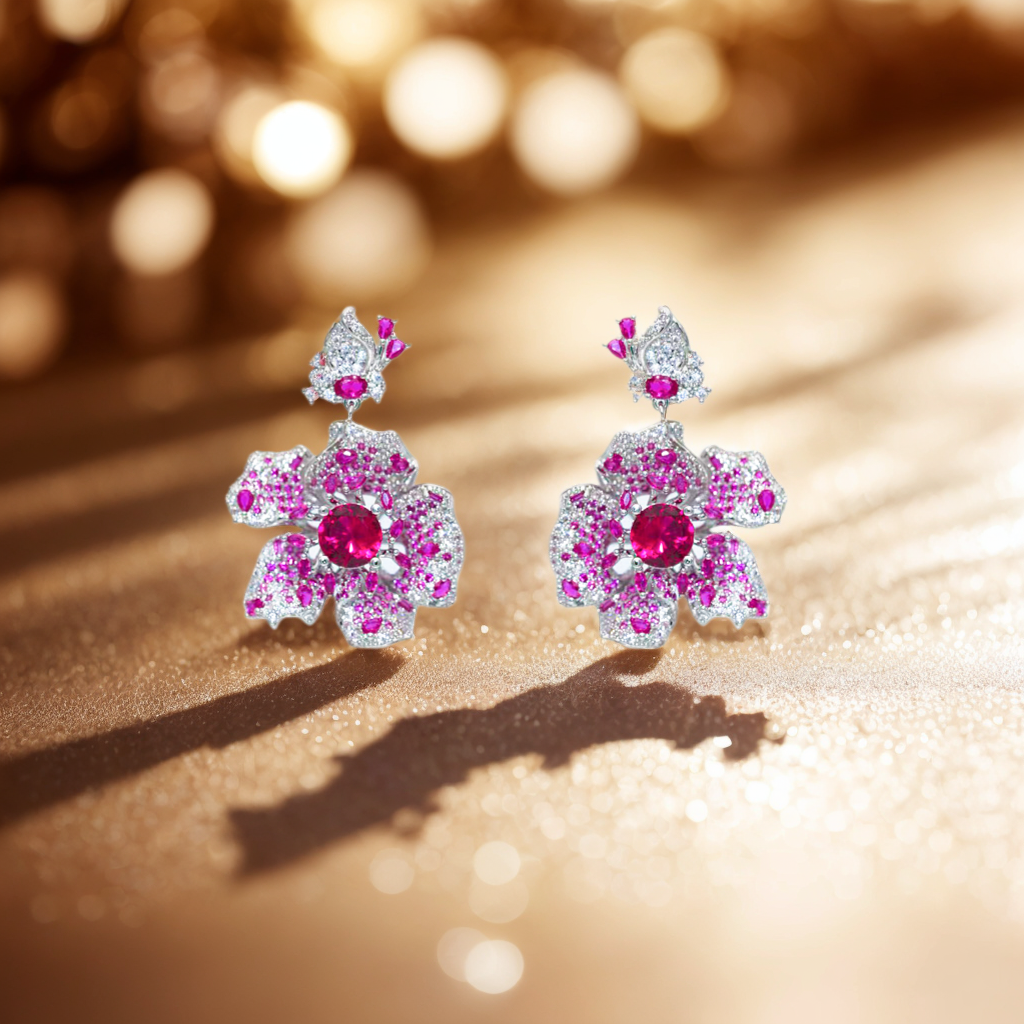 Lunaria jewelry 18K gold-plated earrings, 925 pure silver studs, hypoallergenic minimalist style earrings, elegant gifts for women