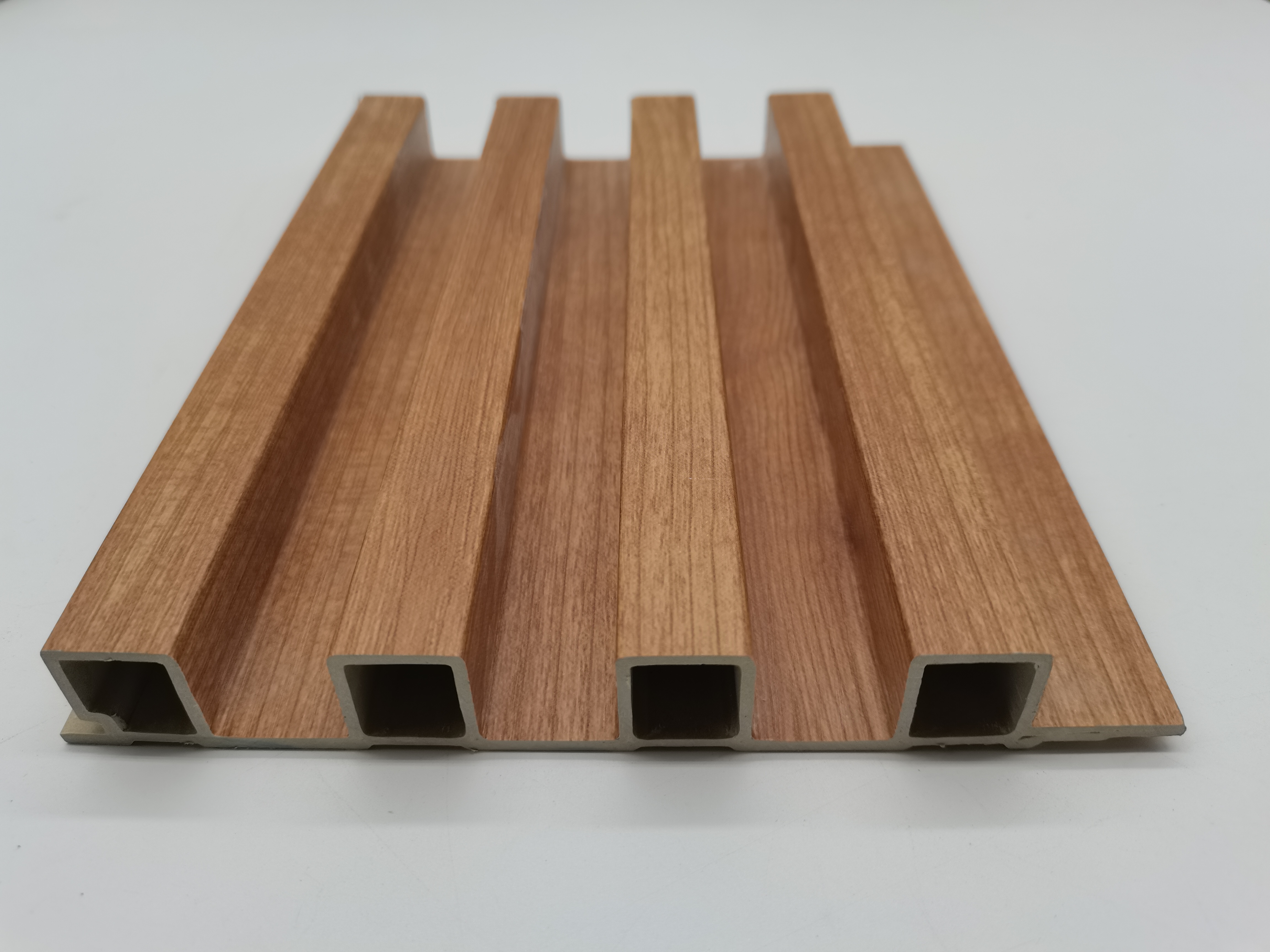 New material firewall panels with imitation wood grain wood-plastic lattice wall panels for home decoration
