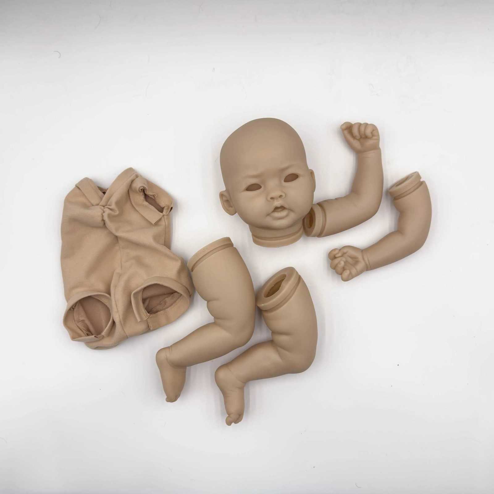 20inch Unfinished Unpainted Reborn Doll Kit PingPing Asian Baby Lovely DIY Doll Parts W250728