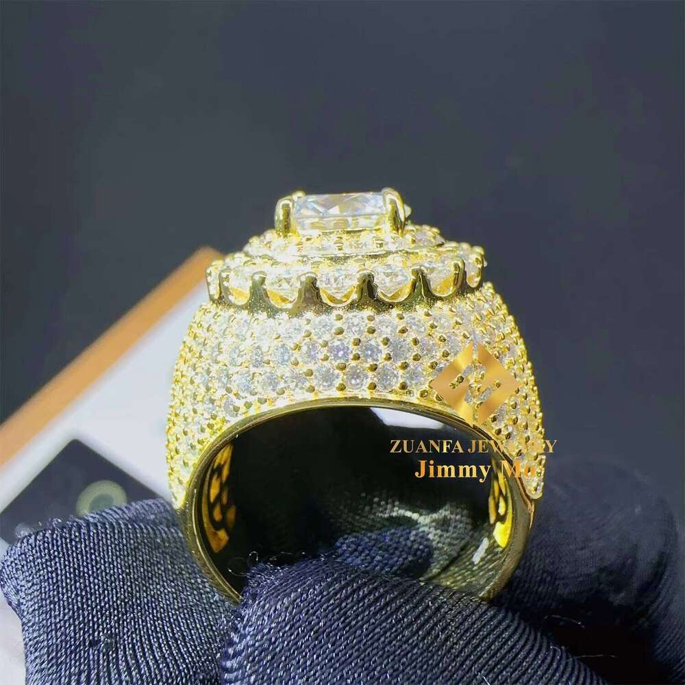 Drop Shipping Price GRA Certificates Sier Pass Tester VVS1 Moissanite Jewellery Dia Full With Iced Out