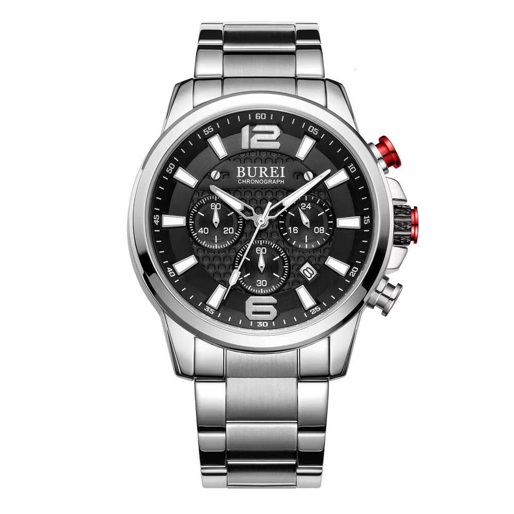 MEGIR Men's Business Chronograph Watch - Stainless Steel, Waterproof, Luminous, 44mm - Bulk Wholesale