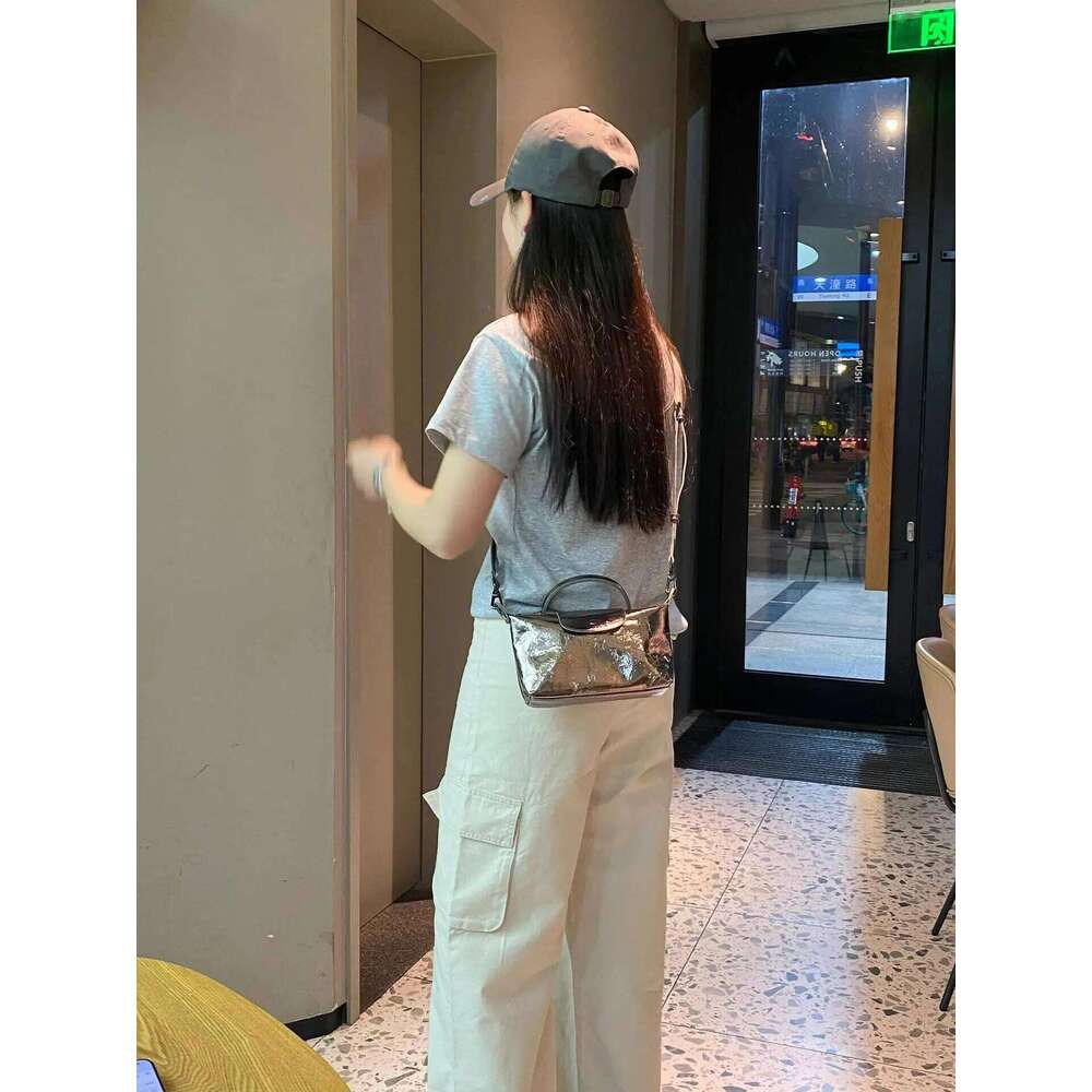 Summer Ladies Daily Party Shoulder Bag Crossbody Fashion Simple Pu Sier Small Handbag for Women Trendy Versatile Bags bolsas